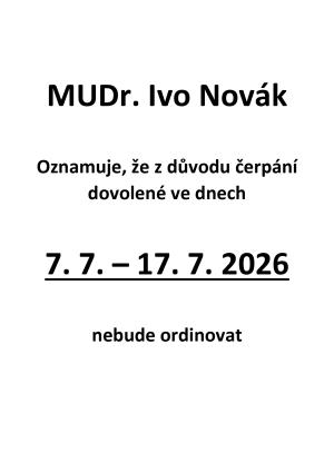 MUDr. Ivo Novák