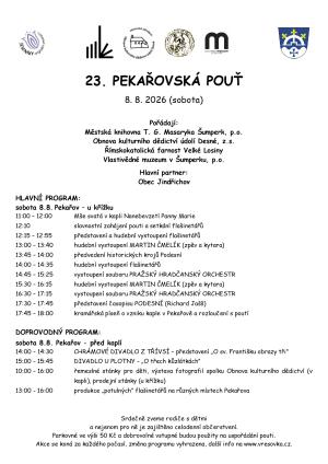 Pekařovská pouť 2026