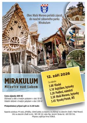 Plakát zájezd Milovice