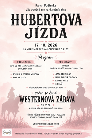 Hubertova jízda 2026